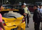 Tabrakan Beruntun 4 Mobil Gegerkan Loktuan Bontang