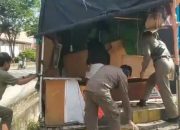 Satpol PP Samarinda Bongkar Bangunan Kumuh Dekat Mie Gacoan