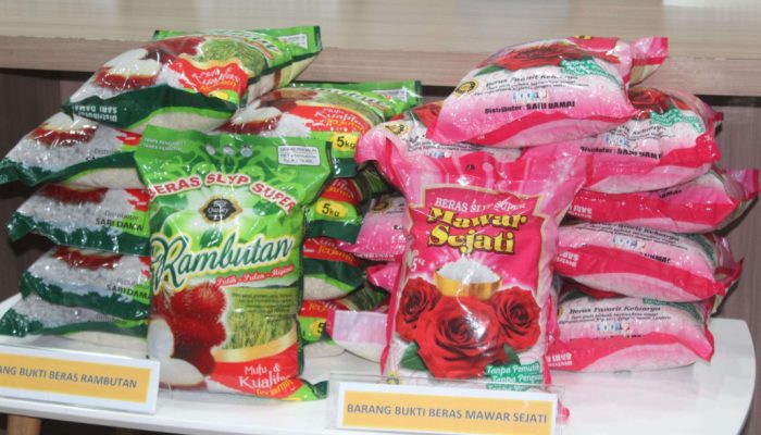 Satgas Pangan Temukan Beras Oplosan Dijual Lebih Mahal dari HET