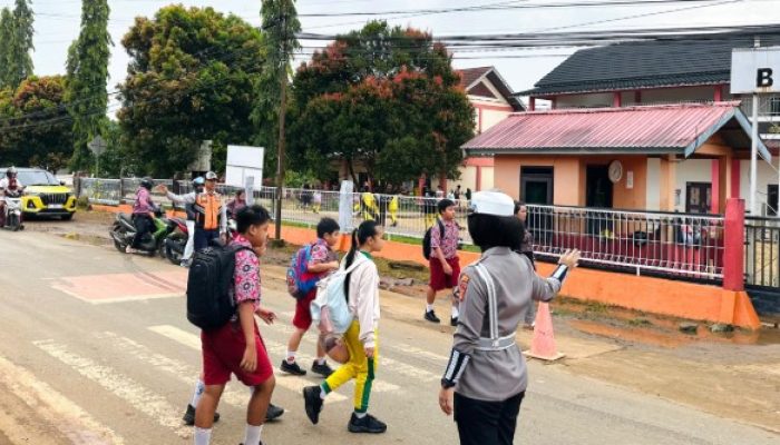 Satlantas Kubar Gencar Gatur Pagi Demi Lalu Lintas Aman