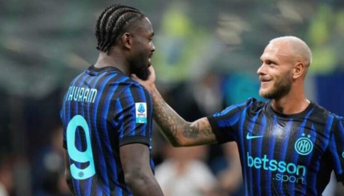 Hasil Inter vs Torino: Thuram Menggila, Inter Menang Telak