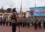 Hari Juang Polri, Polres Kubar Gelar Upacara di Mapolres Kutai Barat