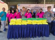 Solusi Kenaikan Harga Beras, Polres Bontang Hadirkan Gerakan Pangan Murah