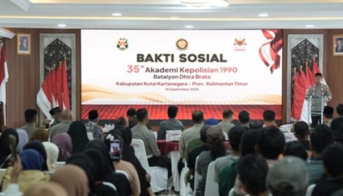 Bakti Sosial Alumni Akpol 1990 Sasar Warga Kurang Mampu di Kukar