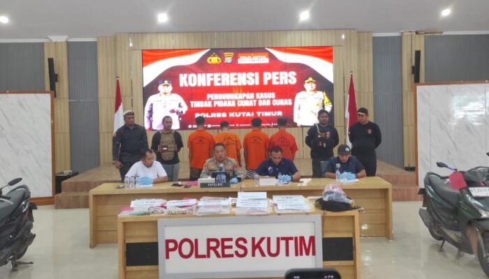 Satreskrim Polres Kutim Ungkap Aksi Perampokan Brilink, 3 Tersangka Dibekuk