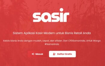 Aplikasi SASIR - Samarinda Kasir Hadir Jadi Solusi UMKM Lokal