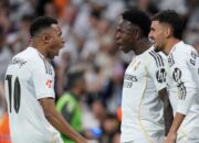 Skor Real Madrid vs Villarreal 3-1, Vinicius Jr dan Mbappe Antar Los Blancos ke Puncak Klasemen