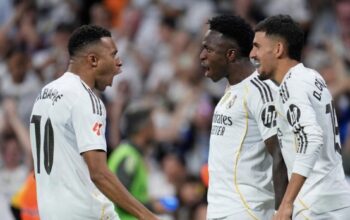 Skor Real Madrid vs Villarreal 3-1, Vinicius Jr dan Mbappe Antar Los Blancos ke Puncak Klasemen