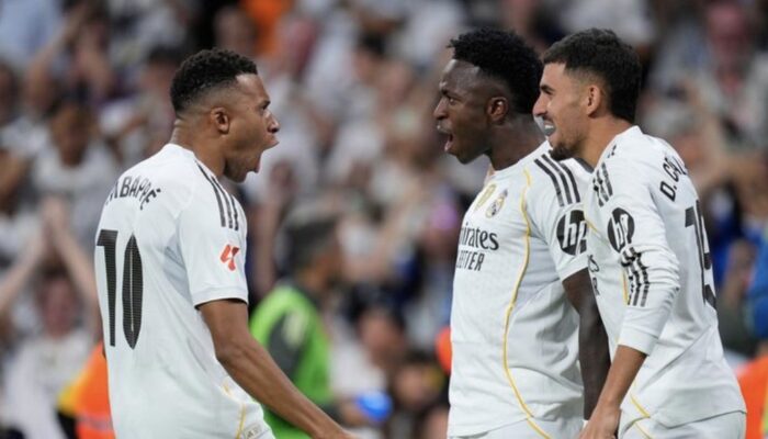 Skor Real Madrid vs Villarreal 3-1, Vinicius Jr dan Mbappe Antar Los Blancos ke Puncak Klasemen