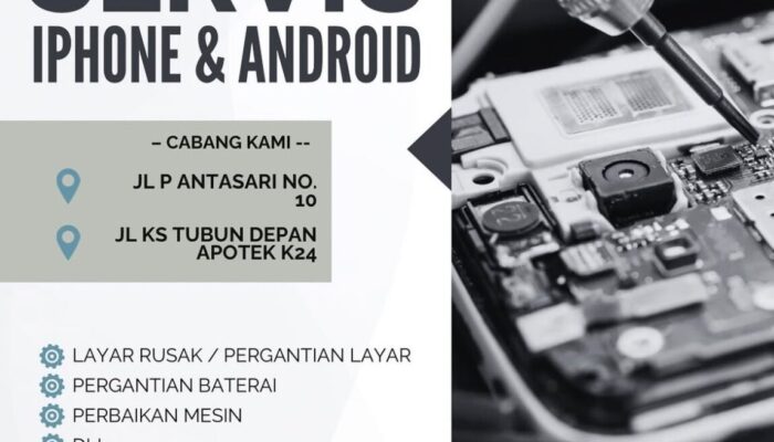 Servis iPhone dan Android Terbaik di Samarinda, Cepat, Bergaransi, dan Bisa Ditunggu