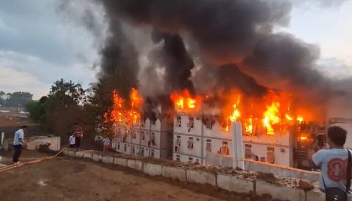 Tower Hunian IKN Terbakar, Api Padam Setelah 1,5 Jam