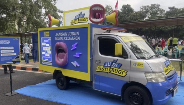 Mobil Kampanye Judi Pasti Rugi Tiba di Kota Samarinda, Ayo Merapat ke CFD