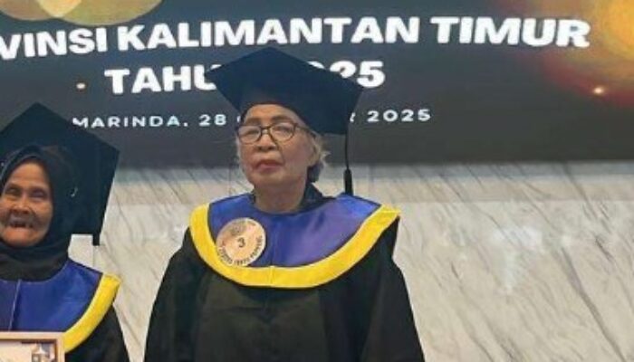 Samarinda Gelar Wisuda Perdana Sekolah Lansia, Bukti Semangat Belajar Tak Mengenal Usia