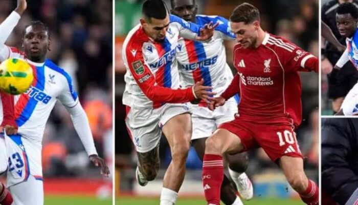Tak Disangka, Liverpool vs Crystal Palace Skor 0-3, Kalah Telak