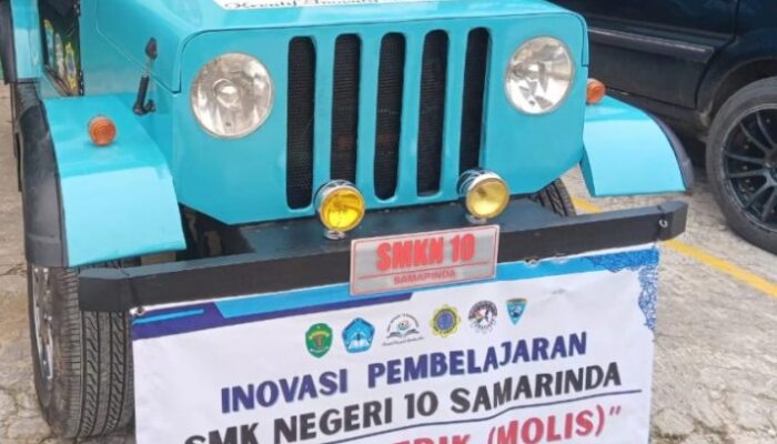 Inovasi SMKN 10 Samarinda: Kolaborasi Lintas Jurusan Lahirkan Mobil Listrik Karya Siswa