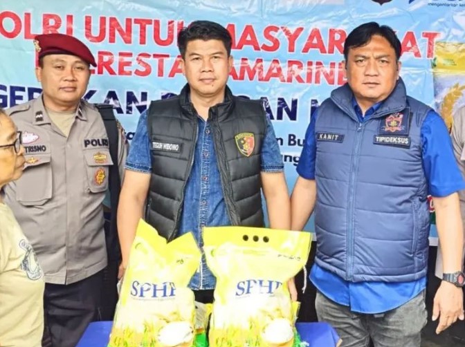Sat Reskrim Polresta Samarinda Adakan Gerakan Pangan Murah untuk Tekan Harga Beras Sat Reskrim Polresta Samarinda Adakan Gerakan Pangan Murah untuk Tekan Harga Beras