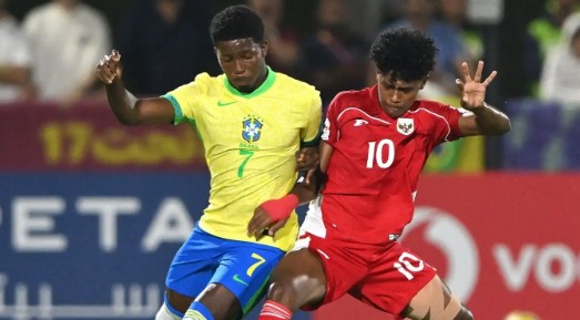 Brasil U-17 Bantai Indonesia U-17, Garuda Muda Terpuruk di Grup H Brasil U-17 Bantai Indonesia U-17, Garuda Muda Terpuruk di Grup H