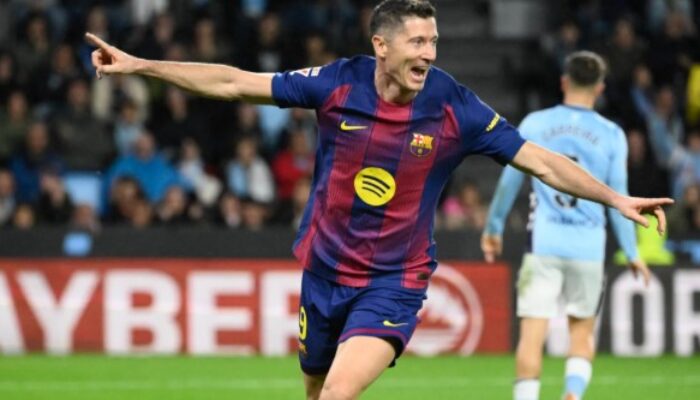 Hasil Celta vs Barcelona: Lewandowski Bersinar, Barca Menang 4-2 dan Dekati Puncak Klasemen