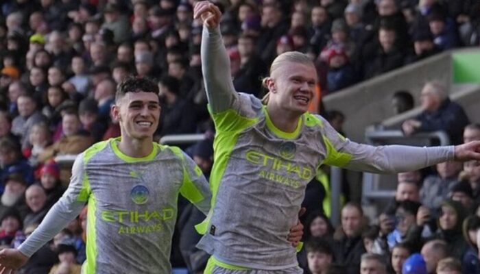 Hasil Crystal Palace vs Man City: Haaland Borong Gol, City Tempel Arsenal