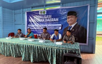 Abdul Rahman Agus Sosialisasikan Perda Pendidikan Pancasila di Linggang Muara Leban