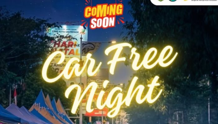 Perdana, Car Free Night di Jalan Kusuma Bangsa Samarinda Mulai 18 April 2026