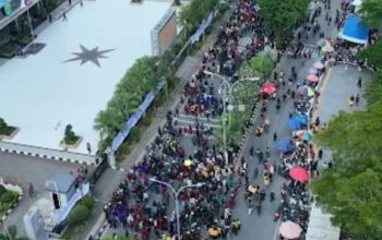 Aksi Mahasiswa Samarinda Kondusif, Absennya Gubernur Picu Sorotan Publik