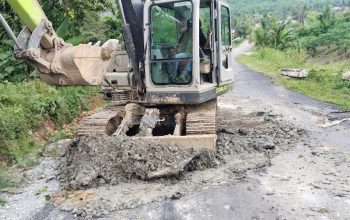 Konektivitas Ruas Gunung Tabur–Usiran Terus Dijaga, Perbaikan Difokuskan di STA 12+300