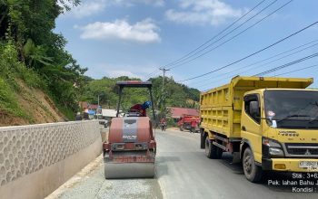 Rehabilitasi Jalan Sambera–Santan–Bontang Berlanjut, Fokus Perkuatan Struktur dan Drainase