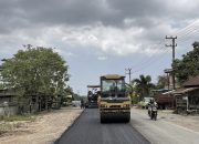 Jalan Bontang-Sangatta Mulai Diperbaiki dan Diaspal, Waktu Tempuh Perlahan Menjadi Lebih Baik