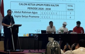 Abdul Rahman Agus Nahkodai POBSI Kaltim 2026–2030