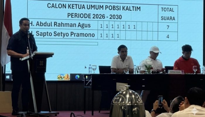 Abdul Rahman Agus Nahkodai POBSI Kaltim 2026–2030