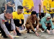 JMSI Balikpapan Lepas Puluhan Tukik, Dorong Konservasi Laut