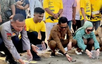 JMSI Balikpapan Lepas Puluhan Tukik, Dorong Konservasi Laut