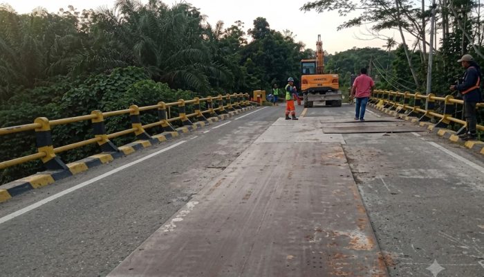 Pasca Jebol di Titik Baru Kondisi Struktural Jembatan Sangkima Menurun, Pembatasan Muatan Maksimal 10 Ton Diberlakukan di Ruas Bontang-Sangatta