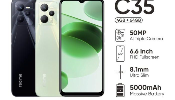 Desain Premium ala Flagship! Ini Alasan Spesifikasi Realme C35 Bikin Banyak Orang Ngiler