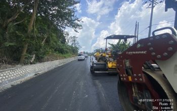 Lanjutkan Rehabilitasi Ruas Sambera–Santan–Bontang, BBPJN Kaltim Targetkan Tingkatkan Kenyamanan dan Keselamatan Pengguna Jalan