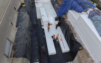 Penanganan Longsoran Ruas Santan-Bontang Masuk Tahap Pemasangan Geofoam