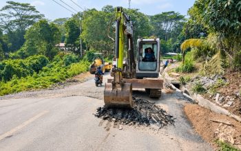Gerak Cepat BBPJN Kaltim Tangani Kerusakan Poros Maluang-Samburakat