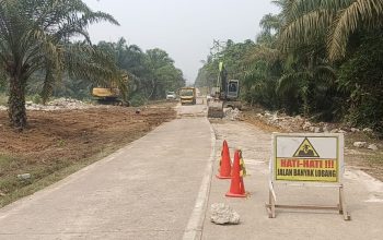 BBPJN Kaltim Lakukan Perbaikan Beton Semen di Ruas Jalan Sp. Perdau–Bt Ampar