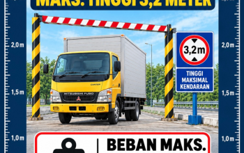 BBPJN Kaltim Sosialisasikan Batas Kendaraan di Kutai Timur, Tinggi Maksimal 3,2 Meter dan Beban 8 Ton