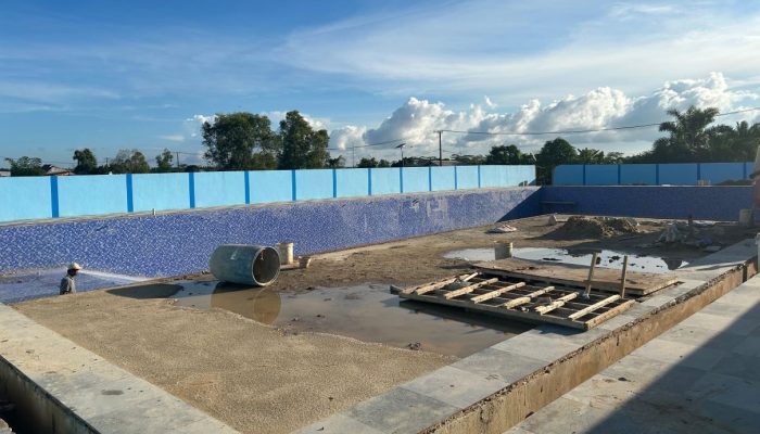 Proyek Kolam Renang Rp9 Miliar SMKN 2 Sangatta Belum Kelar