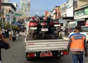 Parkir Sembarangan di Mal Mesra Indah Samarinda, Motor Diangkut Dishub Samarinda