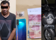 Kurir Sabu Dibekuk di Palaran, Motor Ikut Disita