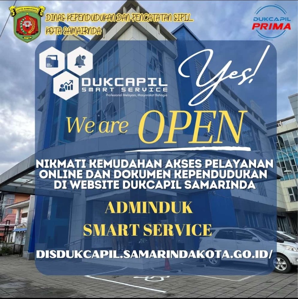 Disdukcapil Samarinda Full Online! Urus Adminduk Jadi Makin Gampang