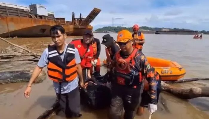 Dua Hari Pencarian, Jasad Ridwan Akhirnya Ditemukan di Sungai Mahakam